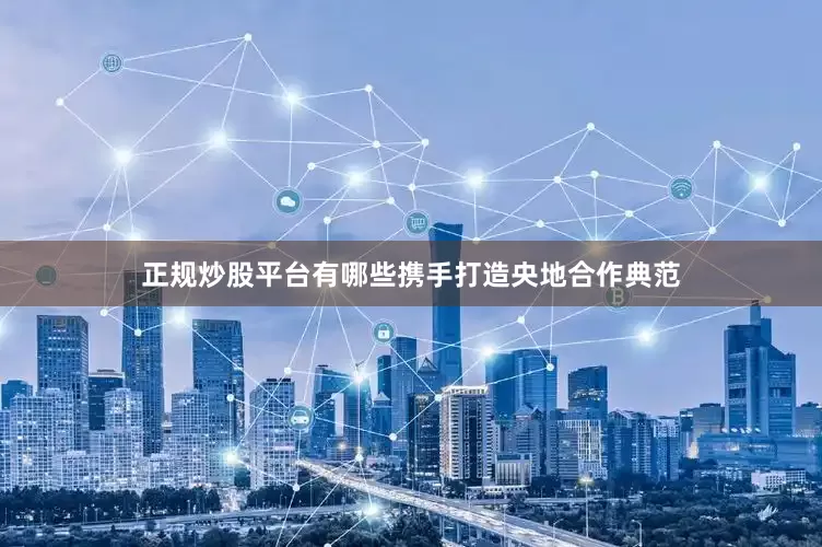 正规炒股平台有哪些携手打造央地合作典范